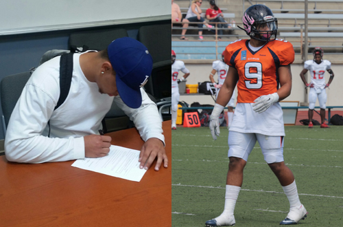 Sophomore Tyler Walker recently signed a scholarship offer with Dixie State University. Action Photo By: Natalia Ponce