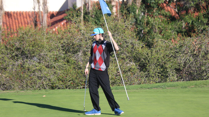 Sophomore Benjamin Bencomo shot a season low 73 at the Owls WSC Event hosted by Santa Barbara City College.