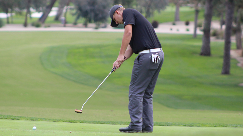 Sophomore Tyler Bliss was the low man for the tournament during Monday's WSC Finals.