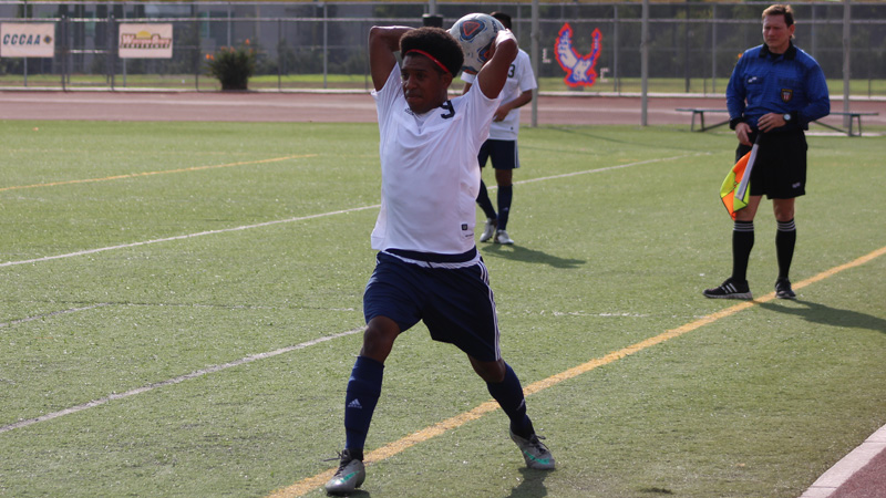 Freshman Matteo Vann scored his first of the year in Citrus' come from behind win at Allan Hancock.
