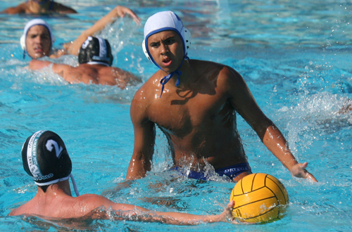 Freshman Charles Ortega had eight goals, 10 ejections draw, four steals, and an assist in Citrus' two games on the second day of the San Diego Mesa College Tournament.