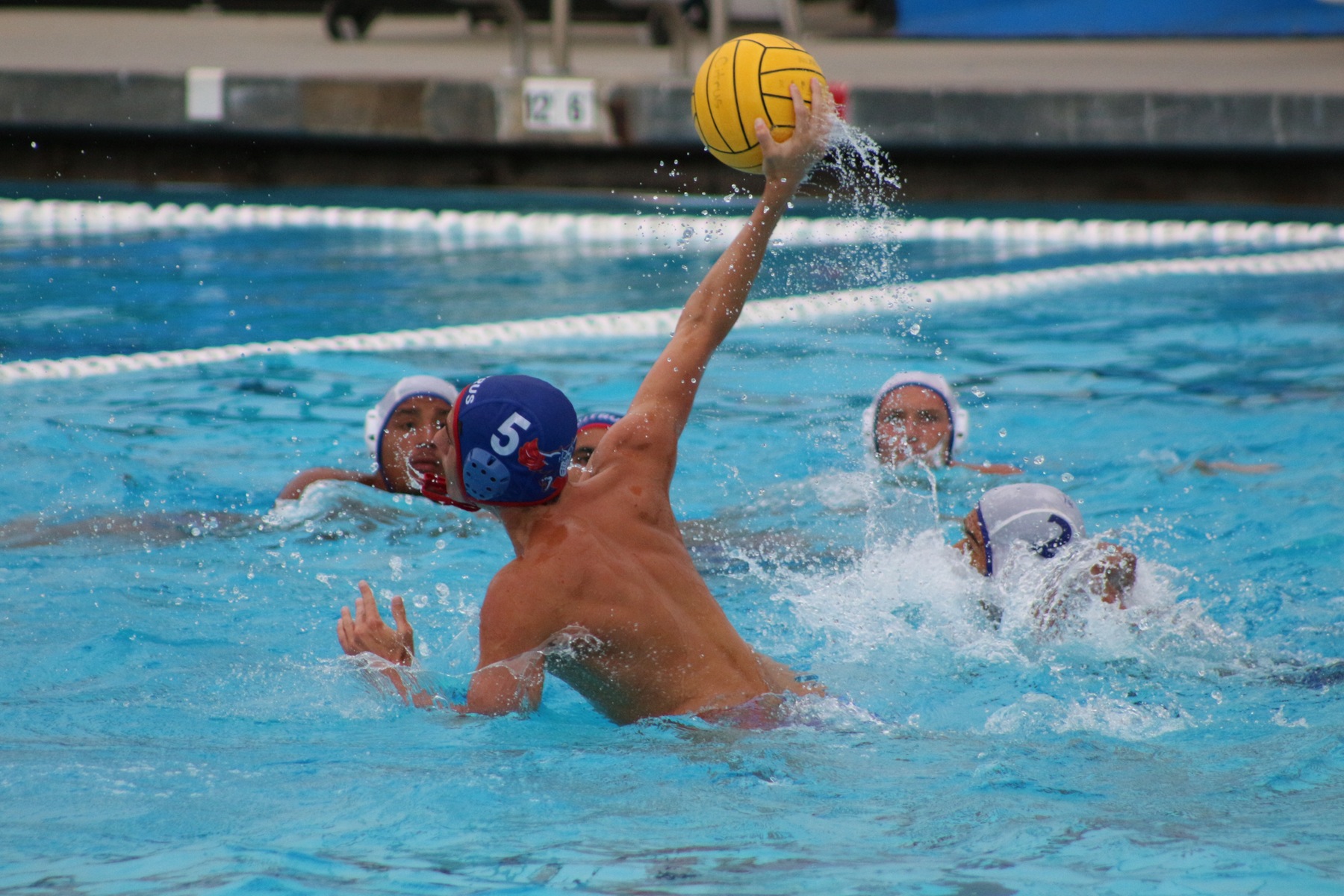 Brady Boyd elevates to attack the opponent goal. Image: Chris Peterson
