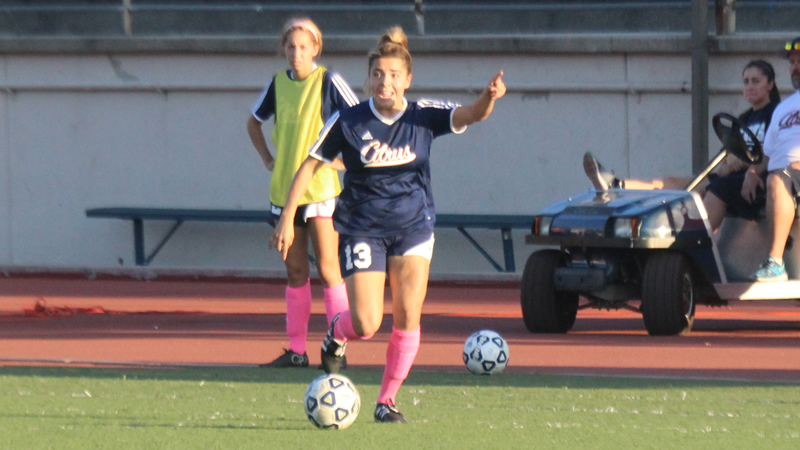 Sophomore Savanna Lujan scored her third goal of the season and saved the day for the Owls in their 1-1 tie against College of the Canyons on Friday.