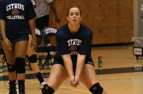 Sophomore Alexis Lunney had eight kills in Citrus' loss to Pierce.