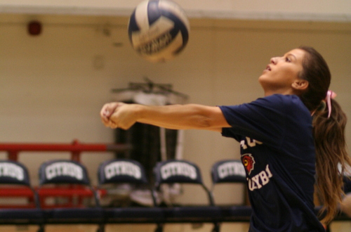 Sophomore Breanna Stone had a team high 15 digs in Citrus' loss at Bakersfield.
