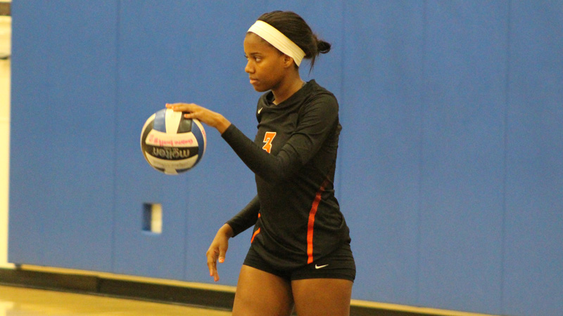 Sophomore Paige Madkin had 31 kills and 38 digs in Citrus' two five-set losses at the Victor Valley Triangular.